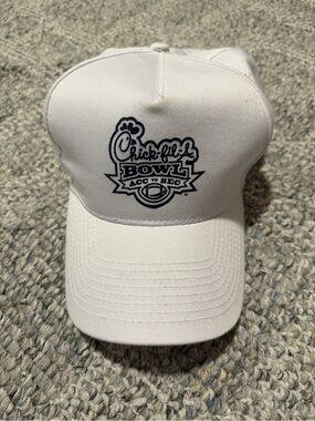 Chick-fil-A Bowl White Embroidered Logo Cap